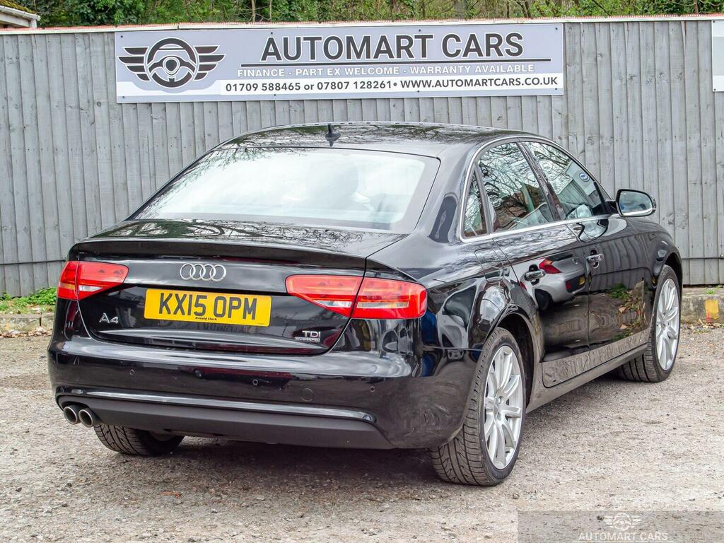 Audi A4 Saloon 2.0 Tdi Se Technik Quattro Euro 5 Ss Black #6