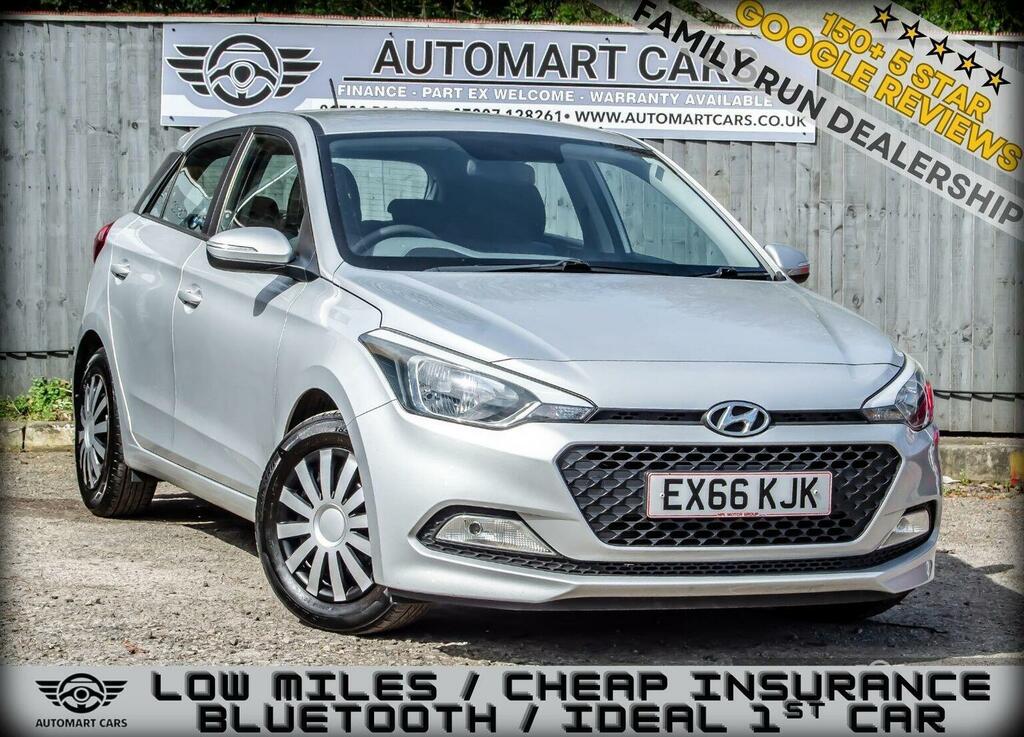 Hyundai I20 Hatchback 1.2 S Air Euro 6 201666 EX66KJK Grey #4