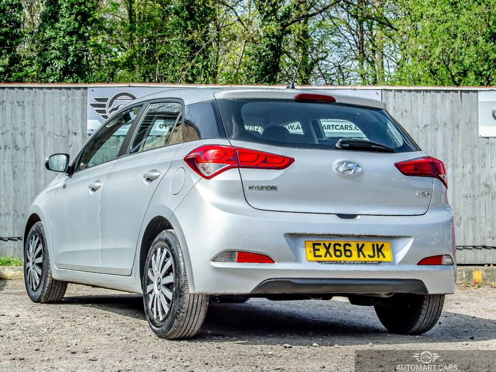 Hyundai I20 Hatchback 1.2 S Air Euro 6 201666 EX66KJK Grey #5