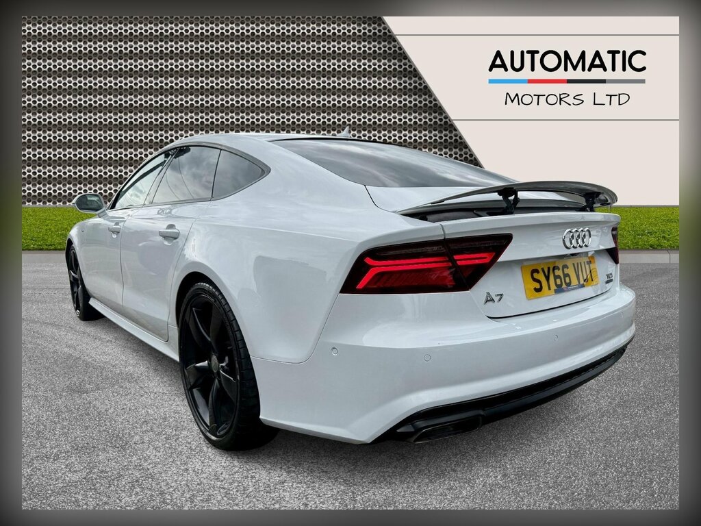 Audi A7 3.0 Tdi V6 Black Edition Sportback S Tr White #2