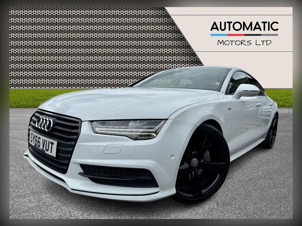 Audi A7 3.0 Tdi V6 Black Edition Sportback S Tr White #4