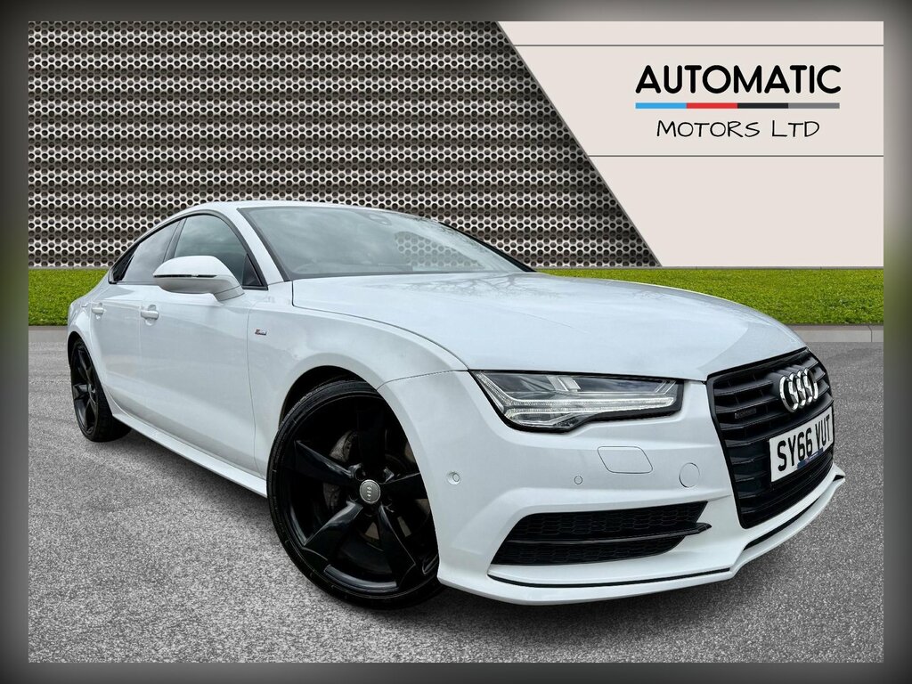 Audi A7 3.0 Tdi V6 Black Edition Sportback S Tr White