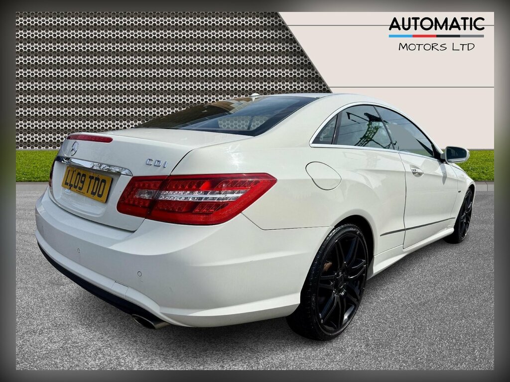 Mercedes-Benz E Class 3.0 E350 Cdi V6 Blueefficiency Sport Coupe Die LL09TDO White #5