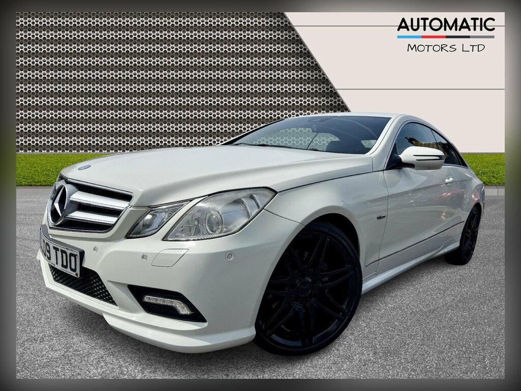 Mercedes-Benz E Class 3.0 E350 Cdi V6 Blueefficiency Sport Coupe Die LL09TDO White #4