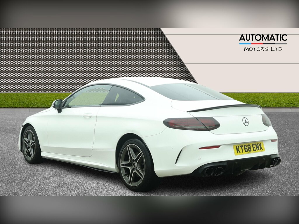 Mercedes-Benz C Class 2.0 C300d Amg Line Premium Coupe G-tr White