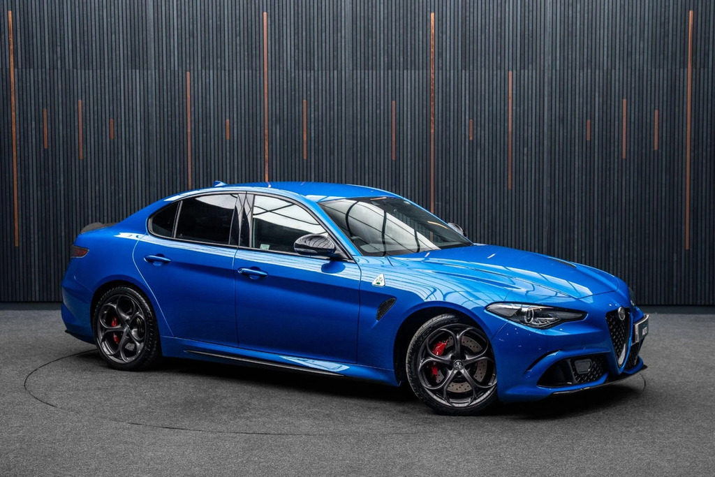 Alfa Romeo Giulia 2.9 V6 Bi-turbo Quadrifoglio Euro 6 Ss AO73EDV Blue #5