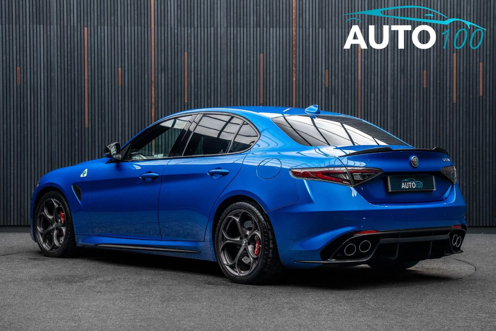 Alfa Romeo Giulia 2.9 V6 Bi-turbo Quadrifoglio Euro 6 Ss AO73EDV Blue #3