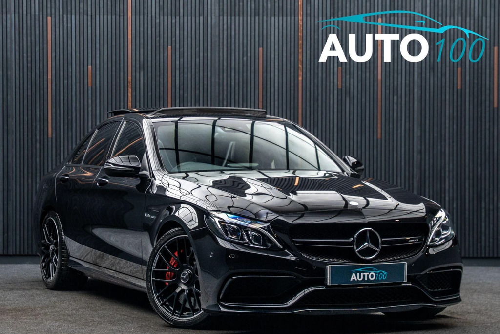 Mercedes-Benz C Class 4.0 C63 V8 Biturbo Amg S Premium Spds Mct Euro 6 Black