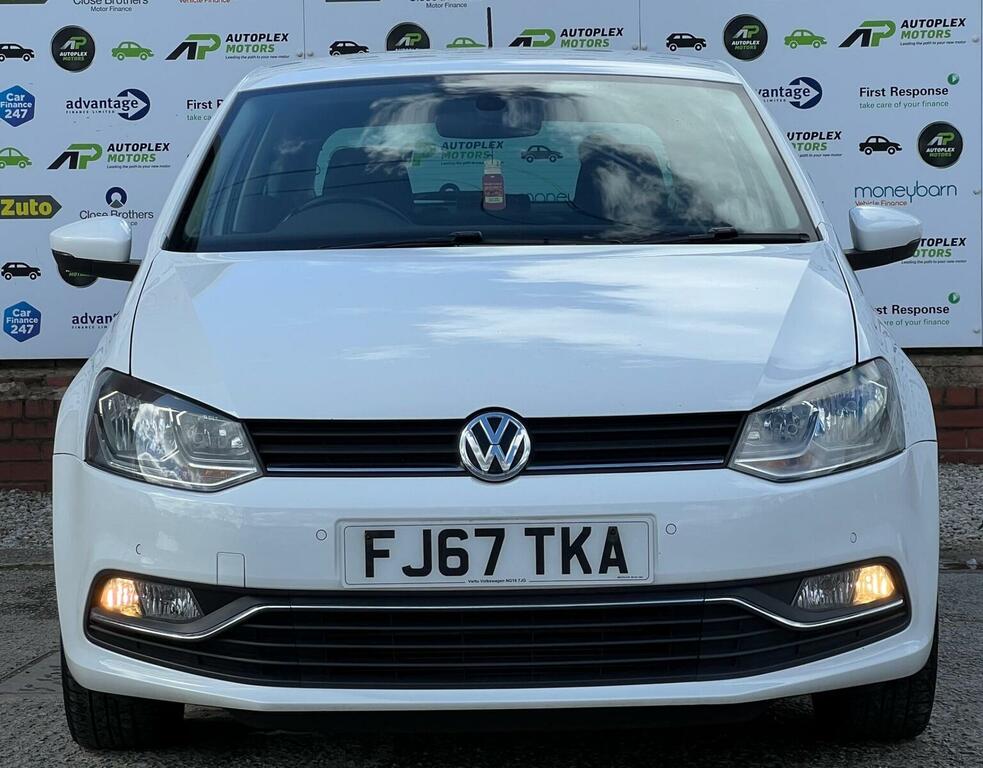 Volkswagen Polo Hatchback 1.2 Tsi Match Edition Euro 6 Ss FJ67TKA White #4