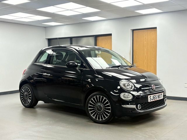 Fiat 500 1.2 Lounge Hatchback Euro 6 Ss SJ65NXT Black #2