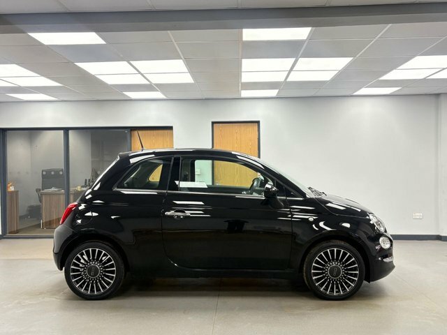 Fiat 500 1.2 Lounge Hatchback Euro 6 Ss SJ65NXT Black #3