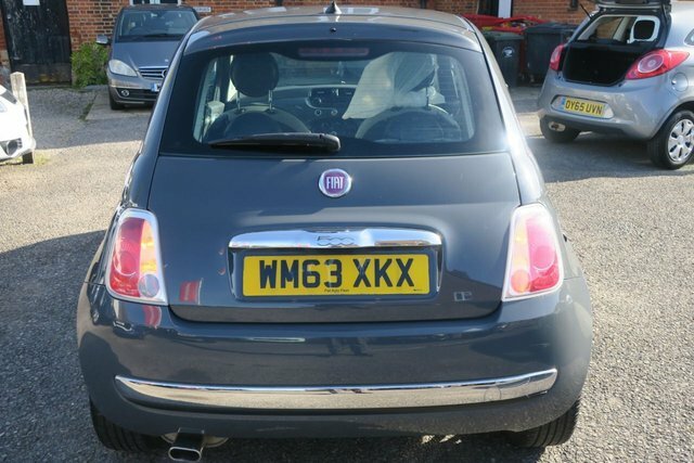 Fiat 500 2014 1.2 Lounge Hatchback Euro 6 WM63XKX Grey #6