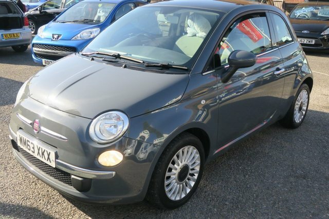Fiat 500 2014 1.2 Lounge Hatchback Euro 6 WM63XKX Grey #4