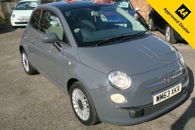 Fiat 500 2014 1.2 Lounge Hatchback Euro 6 Grey