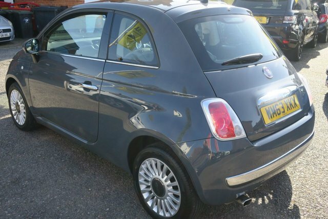 Fiat 500 2014 1.2 Lounge Hatchback Euro 6 WM63XKX Grey #3