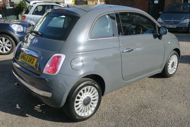 Fiat 500 2014 1.2 Lounge Hatchback Euro 6 WM63XKX Grey #2