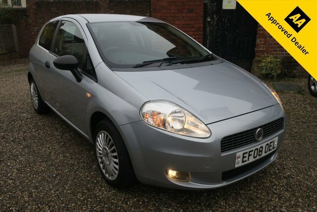 Fiat Grande Punto 2008 1.2 Active 8V 65 Bhp Service History Grey
