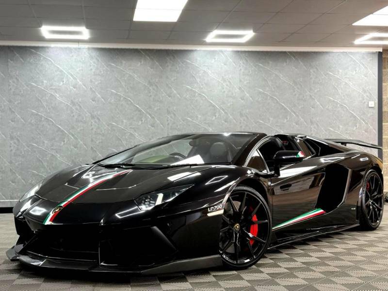Lamborghini Aventador 6.5 V12 Lp 700-4 Roadster Isr 4Wd Euro 6 4000 Black #5