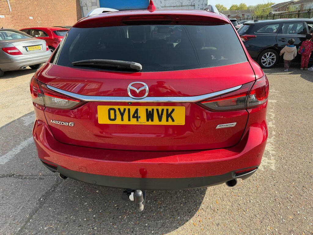 Mazda 6 2.2 Skyactiv-d Sport Nav Tourer Eu OY14WVK Red #6