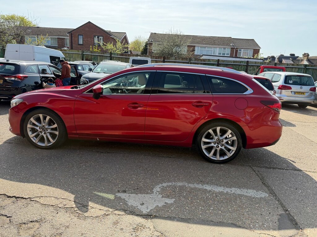 Mazda 6 2.2 Skyactiv-d Sport Nav Tourer Eu OY14WVK Red #5