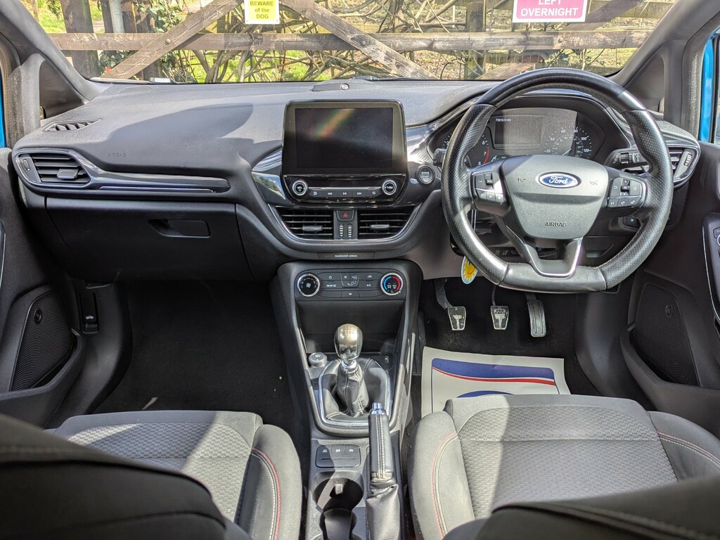 Ford Fiesta St-line FL18FYJ Blue #4