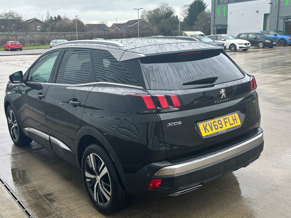 Peugeot 3008 1.5 Bluehdi Gt Line Suv Eat Euro 6 Ss KV69FLH Black #5
