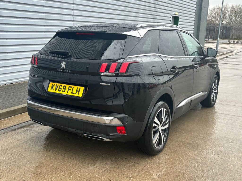 Peugeot 3008 1.5 Bluehdi Gt Line Suv Eat Euro 6 Ss KV69FLH Black #6