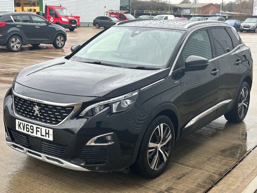 Peugeot 3008 1.5 Bluehdi Gt Line Suv Eat Euro 6 Ss KV69FLH Black #4
