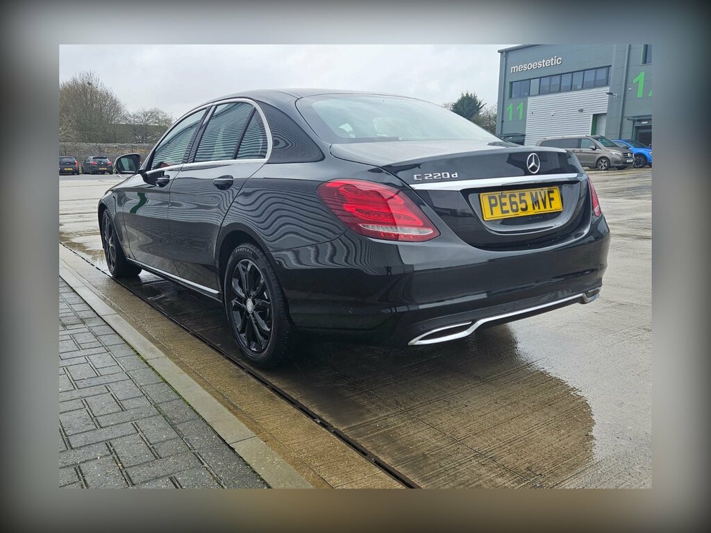 Mercedes-Benz C Class 2.1 C220d Sport Saloon Euro 6 S PE65MVF Black #5