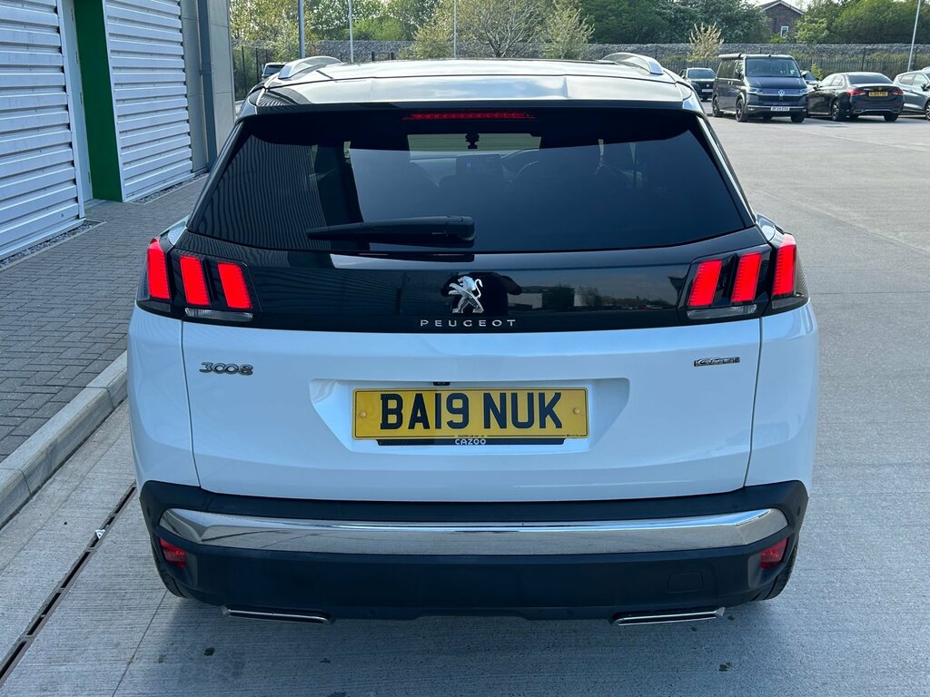 Peugeot 3008 1.2 Puretech Gt Line Suv Euro 6 BA19NUK White #5