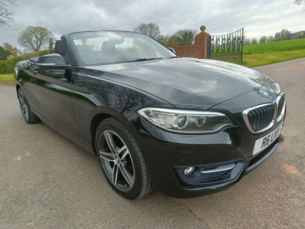 BMW 2 Series 2.0 220D Sport Euro 6 S S Black #3