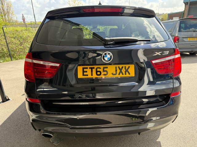 BMW X3 20D M Sport Suv ET65JXK Black #5