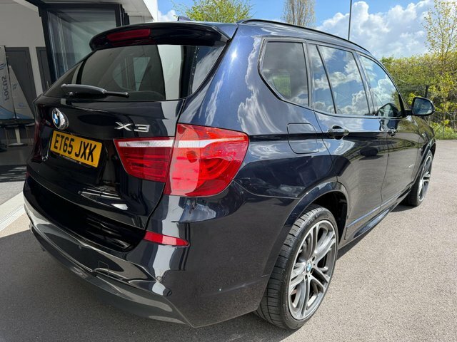 BMW X3 20D M Sport Suv ET65JXK Black #3