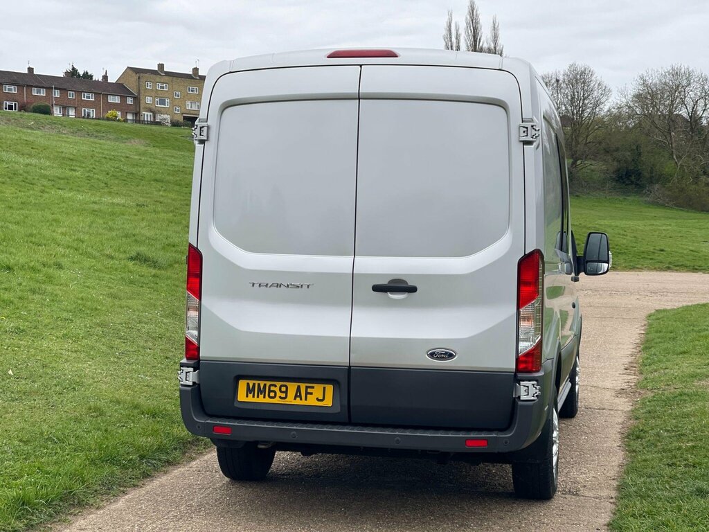 Ford Transit Custom 2.0 350 Ecoblue Crew Van Fwd L2 H2 Euro 6 6Dr MM69AFJ Silver #4