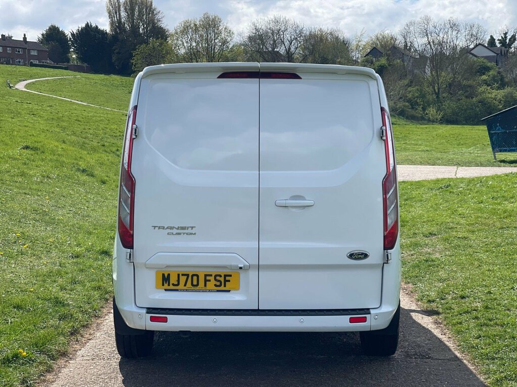 Ford Transit Custom 2.0 300 Ecoblue Limited Crew Van Double Cab Di MJ70FSF White #5
