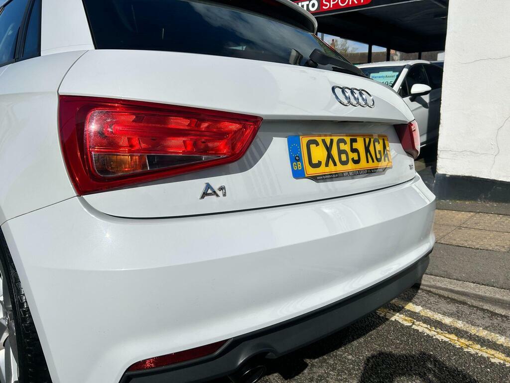 Audi A1 1.6 Tdi Sport Sportback Euro 6 S S CX65KGA White #4
