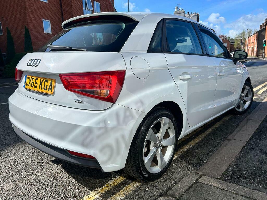 Audi A1 1.6 Tdi Sport Sportback Euro 6 S S CX65KGA White #6