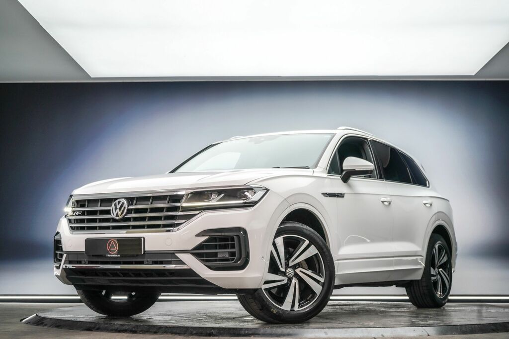 Volkswagen Touareg 2018 3.0 Tdi V6 R-line Tech Suv Tiptron White