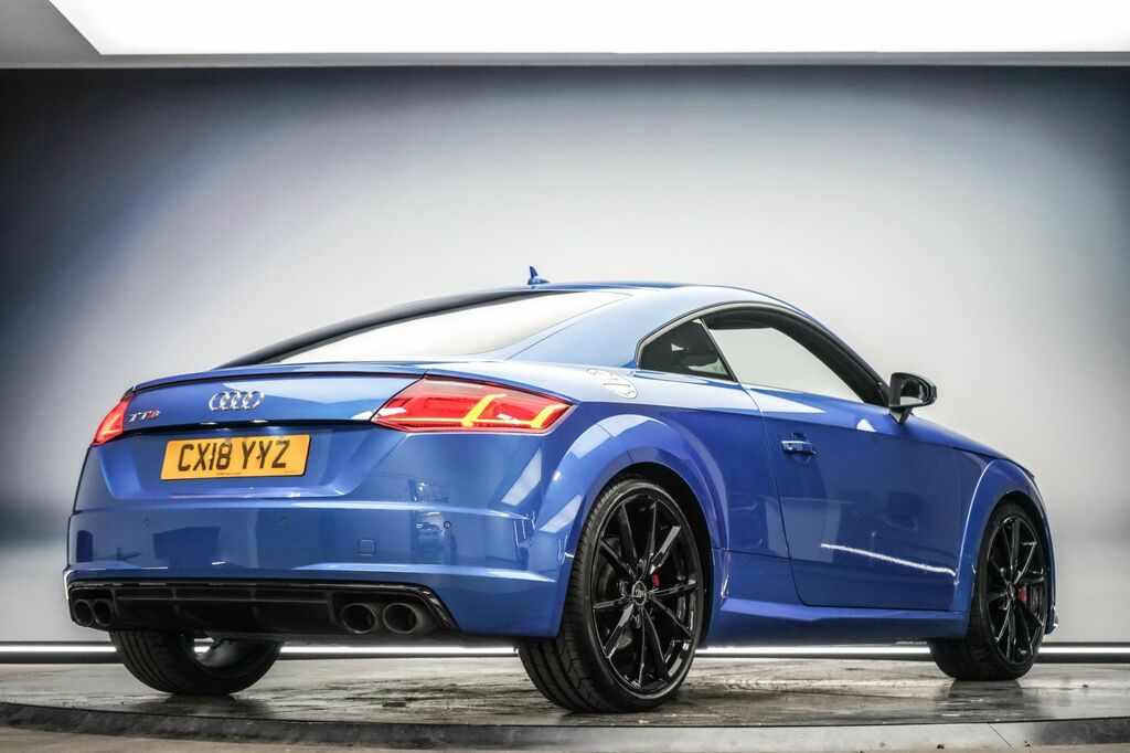 Audi TTS 2018 2.0 Tfsi Black Edition Coupe S Tro CX18YYZ Blue #3