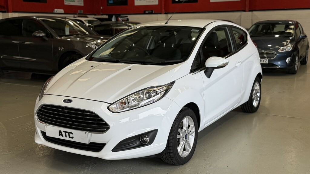 Ford Fiesta Hatchback 1.0 T Ecoboost Zetec 2015 R222MMD White #3