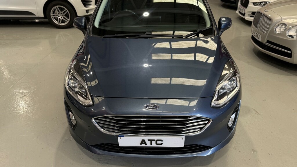 Ford Fiesta Hatchback 1.1 Ti-vct Zetec 2018 AY68HYZ Blue #2