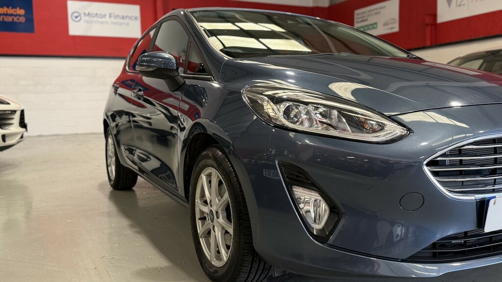 Ford Fiesta Hatchback 1.1 Ti-vct Zetec 2018 AY68HYZ Blue #6
