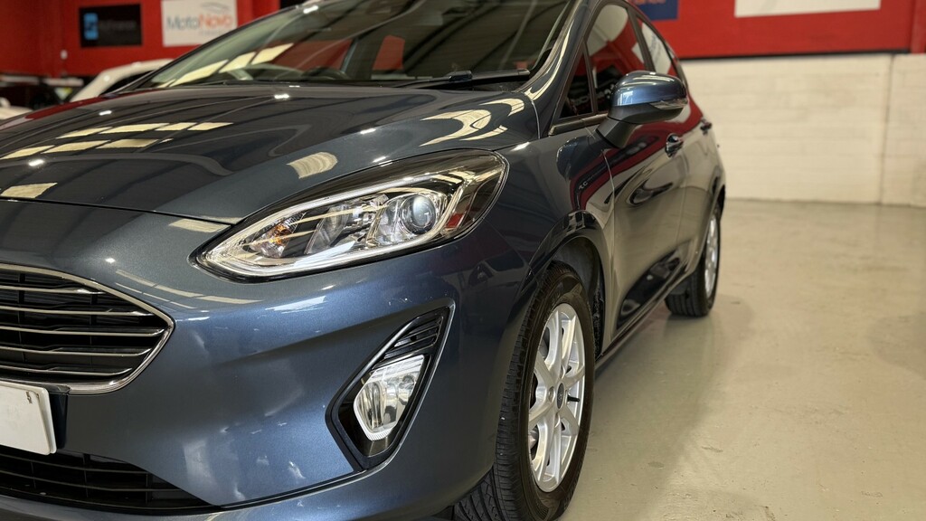 Ford Fiesta Hatchback 1.1 Ti-vct Zetec 2018 AY68HYZ Blue #4