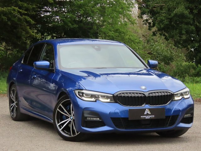 BMW 3 Series 320D M Sport PG19DFO Blue #4