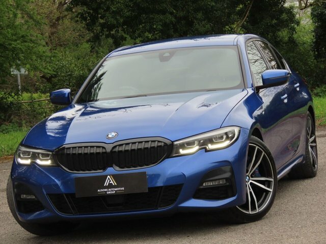 BMW 3 Series 320D M Sport PG19DFO Blue #2