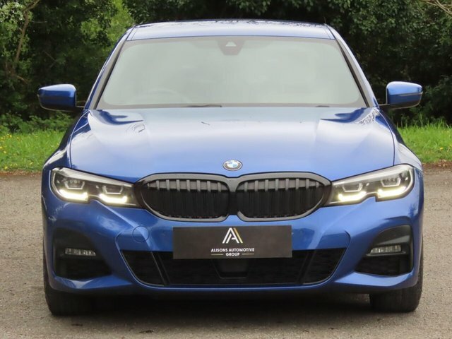 BMW 3 Series 320D M Sport PG19DFO Blue #3