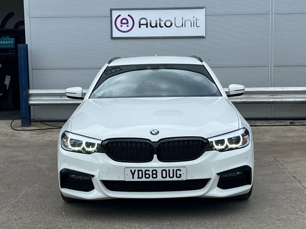 BMW 5 Series 2L M Sport YD68OUG White #2