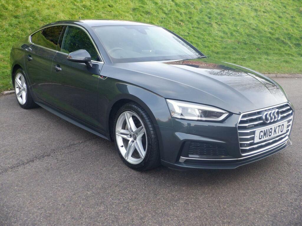 Audi A5 2.0 Tfsi S Line Sportback S Tronic Quattro Euro 6 GM18KTO Grey