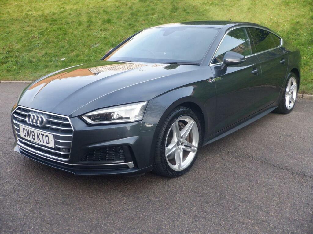 Audi A5 2.0 Tfsi S Line Sportback S Tronic Quattro Euro 6 GM18KTO Grey #2
