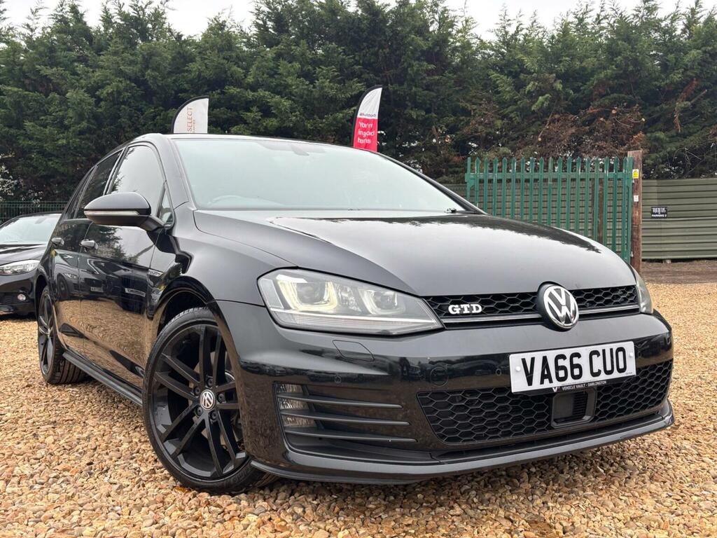 Volkswagen Golf 2.0 Tdi Bluemotion Tech Gtd Dsg Euro 6 Ss VA66CUO Black #2